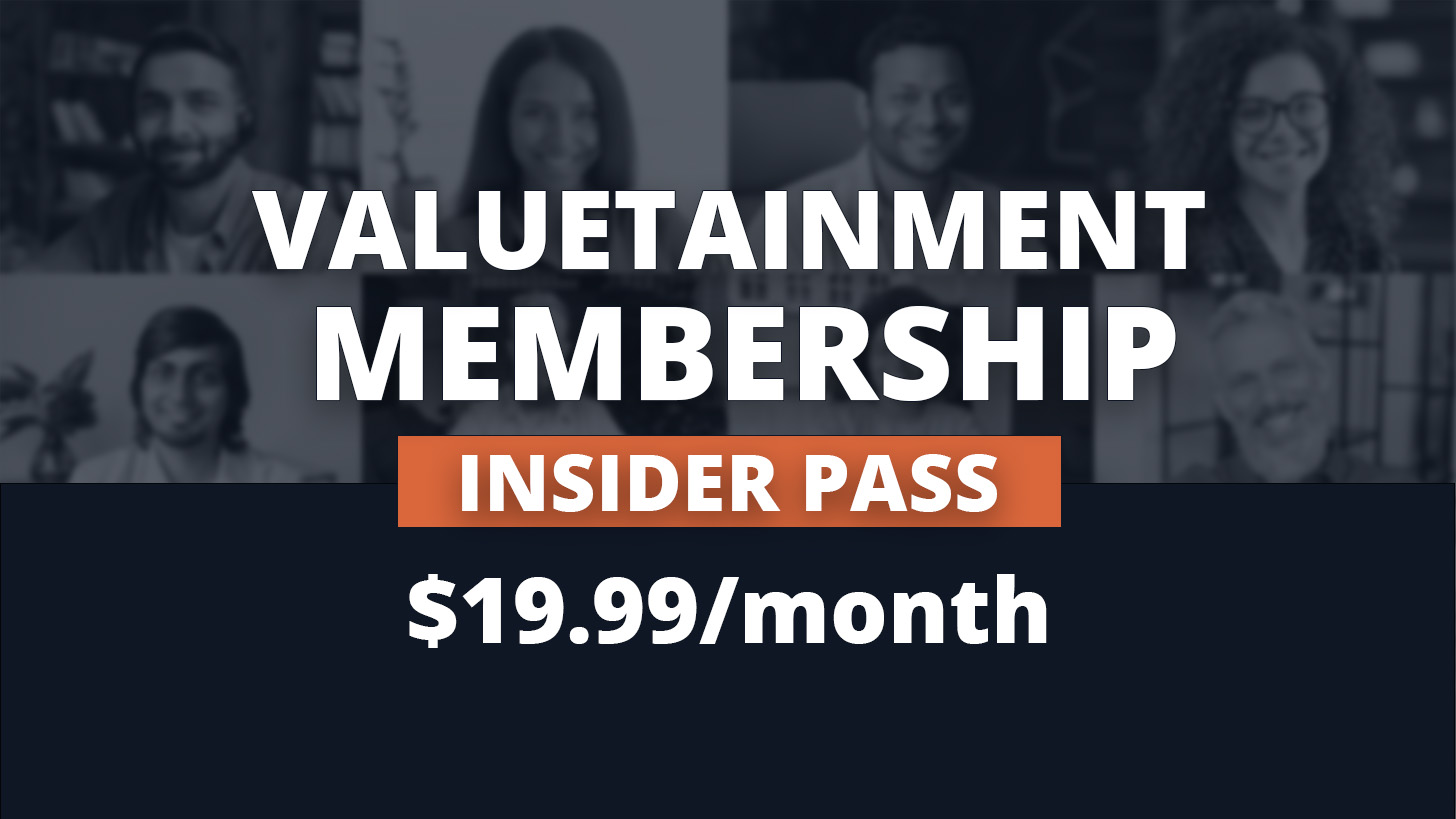 Valutainment Insider Pass